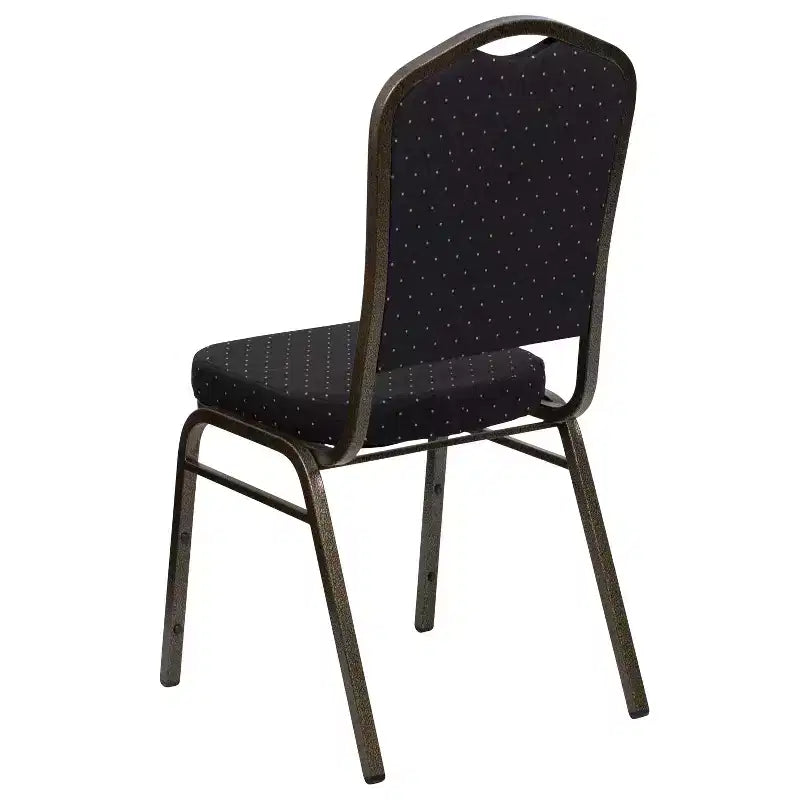 Chaise de banquet empilable à dossier couronné de la série HERCULES de Flash Furniture