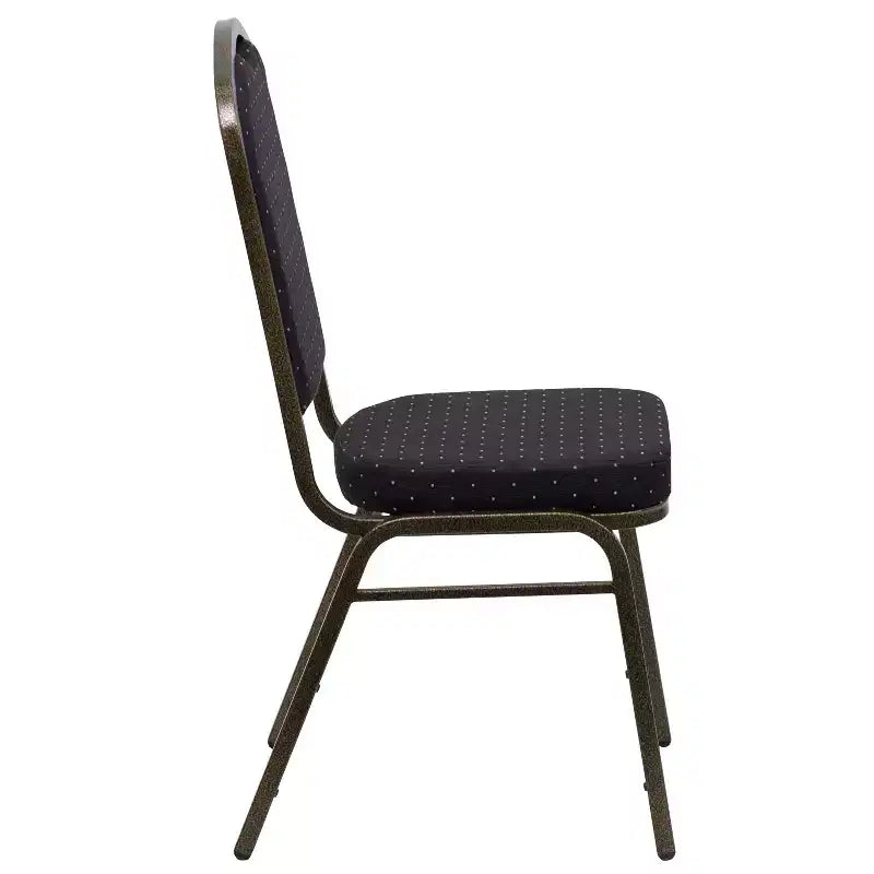 Chaise de banquet empilable à dossier couronné de la série HERCULES de Flash Furniture