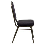 Chaise de banquet empilable à dossier couronné de la série HERCULES de Flash Furniture