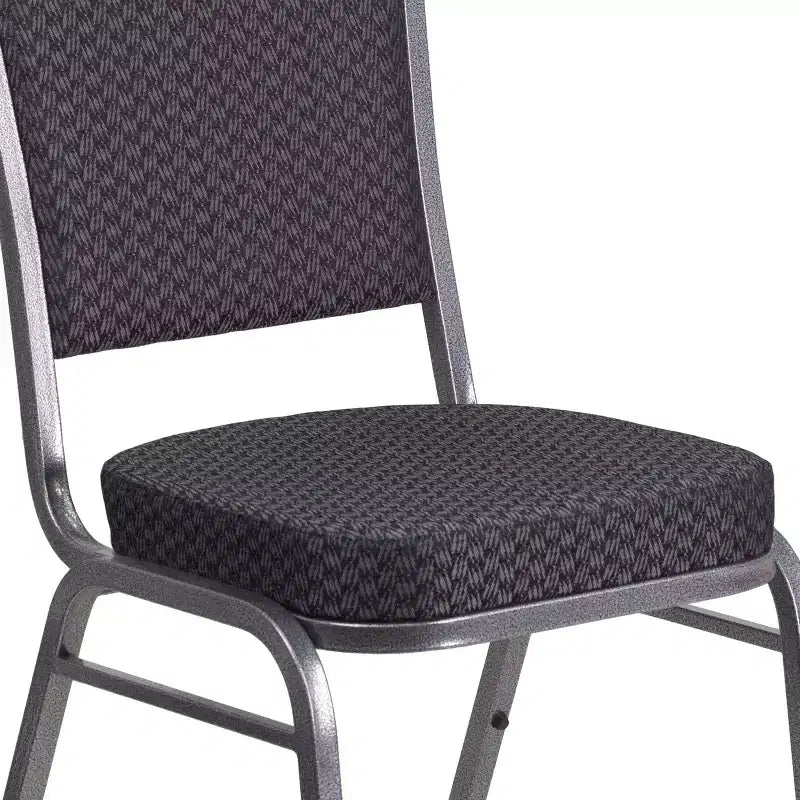 Chaise de banquet empilable à dossier couronné de la série HERCULES de Flash Furniture