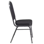 Chaise de banquet empilable à dossier couronné de la série HERCULES de Flash Furniture