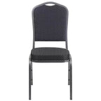 Chaise de banquet empilable à dossier couronné de la série HERCULES de Flash Furniture