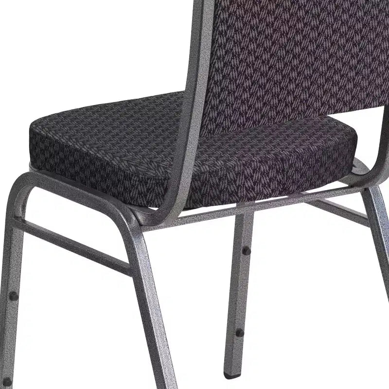 Chaise de banquet empilable à dossier couronné de la série HERCULES de Flash Furniture