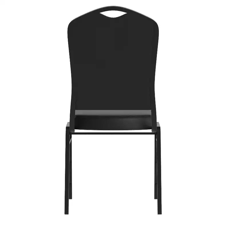 Chaise de banquet empilable à dossier couronné de la série HERCULES de Flash Furniture