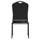Chaise de banquet empilable à dossier couronné de la série HERCULES de Flash Furniture