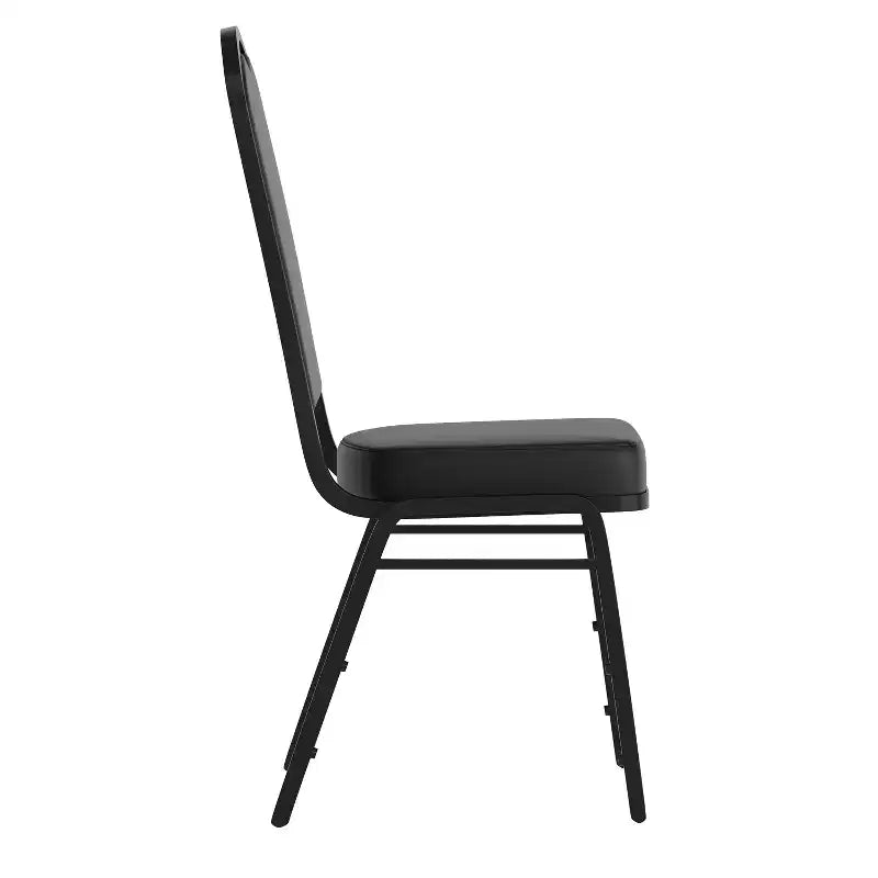 Chaise de banquet empilable à dossier couronné de la série HERCULES de Flash Furniture