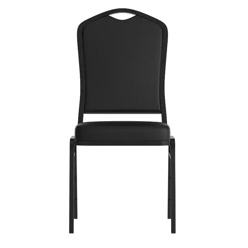 Chaise de banquet empilable à dossier couronné de la série HERCULES de Flash Furniture