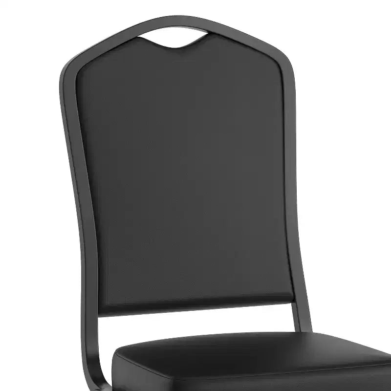 Chaise de banquet empilable à dossier couronné de la série HERCULES de Flash Furniture