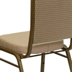 Chaise de banquet empilable à dossier couronné de la série HERCULES de Flash Furniture