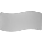 Table d'activités rectangulaire mobile Flash Furniture 26W x 60L à vagues, collaborative et flexible, en stratifié thermique - Pieds réglables en hauteur standard