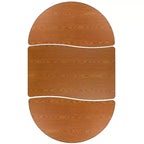 Ensemble de table d'activités Flash Furniture 3 pièces 76" ovale avec laminé thermique gris et pieds réglables en hauteur standard