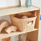 Meuble de rangement double-face à 2 étagères ECR4Kids Streamline, 24 po, mobilier de salle de classe