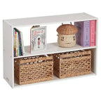 Meuble de rangement double-face à 2 étagères ECR4Kids Streamline, 24 po, mobilier de salle de classe