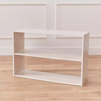 Meuble de rangement double-face à 2 étagères ECR4Kids Streamline, 24 po, mobilier de salle de classe