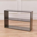 Meuble de rangement double-face à 2 étagères ECR4Kids Streamline, 24 po, mobilier de salle de classe