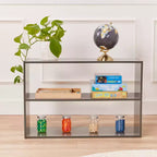 Meuble de rangement double-face à 2 étagères ECR4Kids Streamline, 24 po, mobilier de salle de classe
