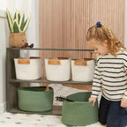 Meuble de rangement double-face à 2 étagères ECR4Kids Streamline, 24 po, mobilier de salle de classe