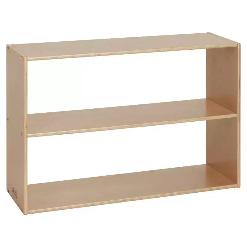 Meuble de rangement double-face à 2 étagères ECR4Kids Streamline, 24 po, mobilier de salle de classe