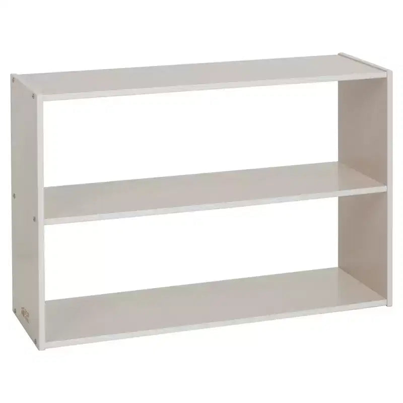 Meuble de rangement double-face à 2 étagères ECR4Kids Streamline, 24 po, mobilier de salle de classe