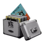 Odyssey KROM Valise de Transport pour 70 disques Vinyles 12 Pouces, Argent (Lot de 2)