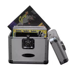 Odyssey KROM Valise de Transport pour 70 disques Vinyles 12 Pouces, Argent (Lot de 2)