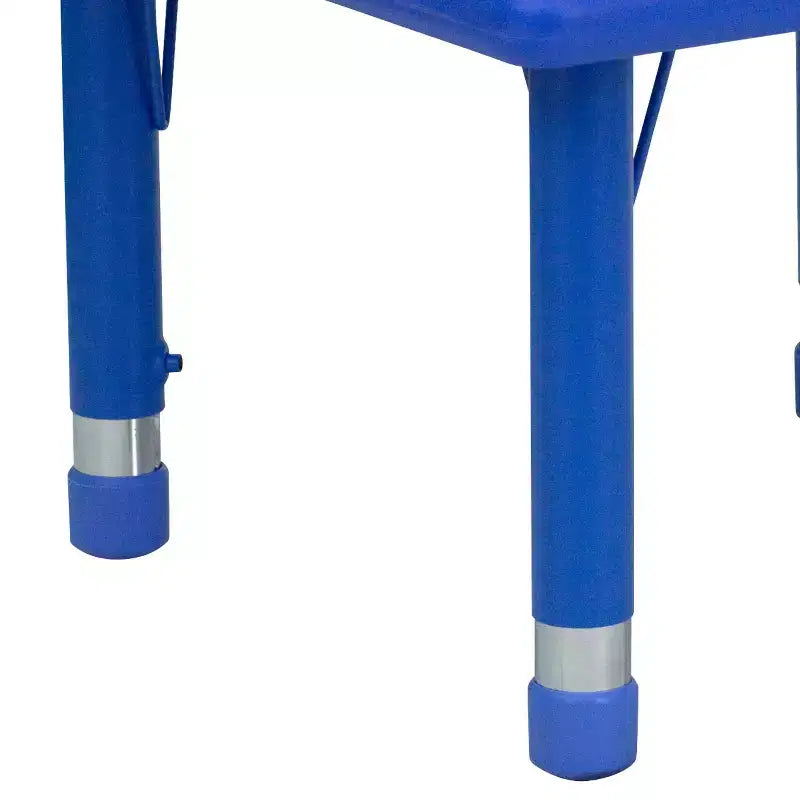 Table d'activités carrée en plastique Emma et Oliver de 24 po réglable en hauteur