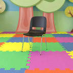 Chaise empilable ergonomique Emma et Oliver - Crèche et école à domicile (16 sièges)