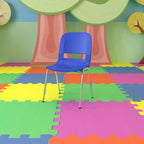 Chaise empilable ergonomique Emma et Oliver - Crèche et école à domicile (16 sièges)