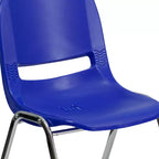 Chaise empilable ergonomique Emma et Oliver - Crèche et école à domicile (16 sièges)