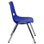 Chaise empilable ergonomique Emma et Oliver - Crèche et école à domicile (16 sièges)