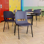 Chaise empilable ergonomique Emma et Oliver - Crèche et école à domicile (16 sièges)