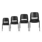 Chaise empilable ergonomique Emma et Oliver - Crèche et école à domicile (16 sièges)