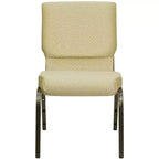 Chaise empilable Emma et Oliver 18,5W pour église/réception