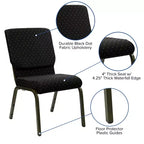 Chaise empilable Emma et Oliver 18,5W pour église/réception