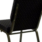 Chaise empilable Emma et Oliver 18,5W pour église/réception