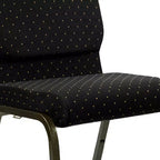 Chaise empilable Emma et Oliver 18,5W pour église/réception