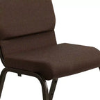 Chaise empilable Emma et Oliver 18,5W pour église/réception