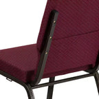 Chaise empilable Emma et Oliver 18,5W pour église/réception