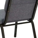 Chaise empilable Emma et Oliver 18,5W pour église/réception