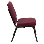 Chaise empilable Emma et Oliver 18,5W pour église/réception