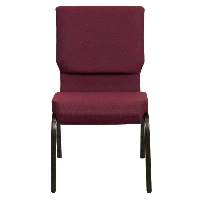 Chaise empilable Emma et Oliver 18,5W pour église/réception