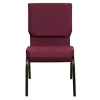Chaise empilable Emma et Oliver 18,5W pour église/réception