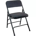 Emma and Oliver 4-pack Beige Padded Metal Folding Chair - Fabric Seat
