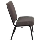 Chaise d'église en mousse moulée Emma et Oliver de 20,5 po