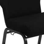 Chaise d'église en mousse moulée Emma et Oliver de 20,5 po