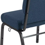 Chaise d'église en mousse moulée Emma et Oliver de 20,5 po