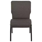 Chaise d'église en mousse moulée Emma et Oliver de 20,5 po