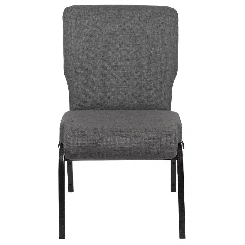 Chaise d'église en mousse moulée Emma et Oliver de 20,5 po