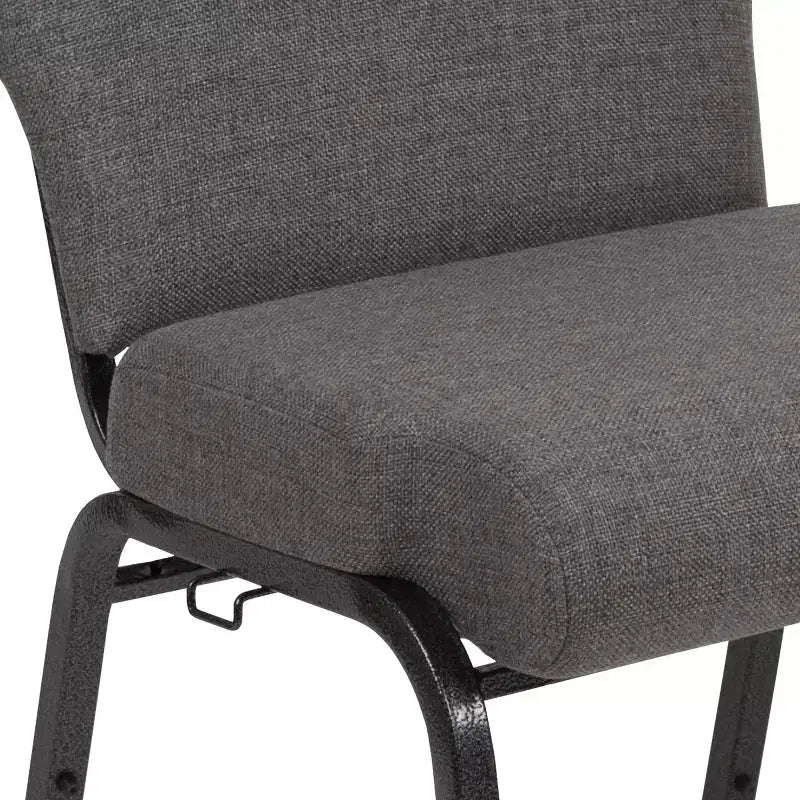 Chaise d'église en mousse moulée Emma et Oliver de 20,5 po