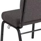 Chaise d'église en mousse moulée Emma et Oliver de 20,5 po